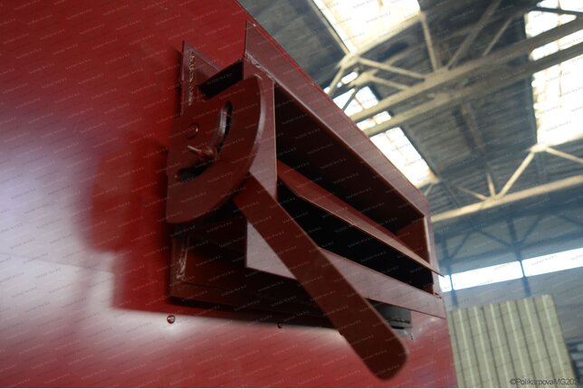 Шибер газохода к твердотопливному котлу 1.6 МВт