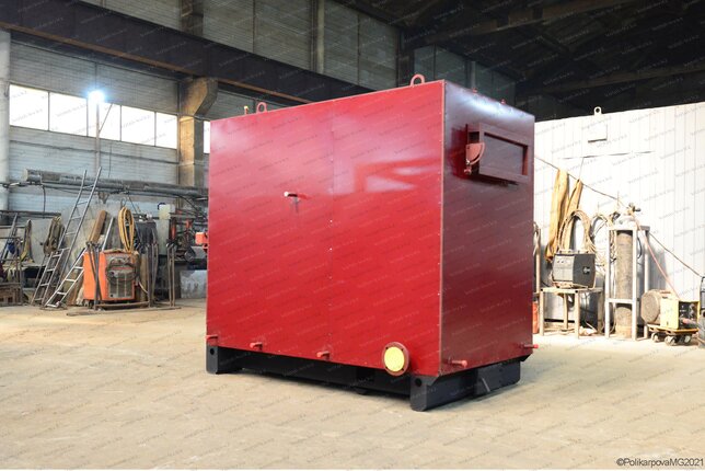 Котел на дровах 0.4 МВт промышленный