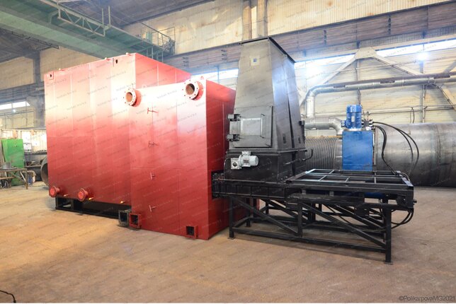 Котел 2000 кВт на опилках и щепе твердотопливный