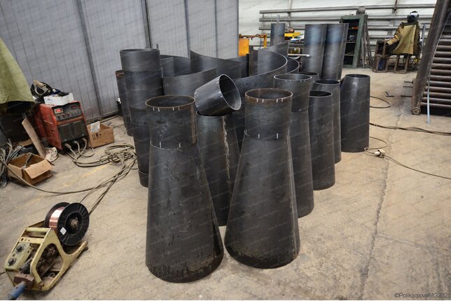 Изготовление промышленных циклонов ЦН 15 600 1УП