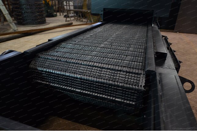 Топка с ленточной колосниковой решеткой прямого хода ТЛПХ-1.1/3.5