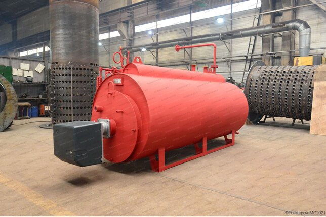 Парогенератор на мазуте 300 кг 130 С промышленный